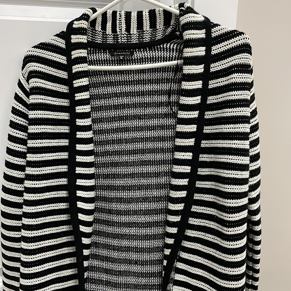 Mid length striped cardigan - Picture 3 of 3